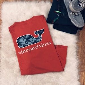 Men’s Vineyard Vines Palm Tree Tee Size Large